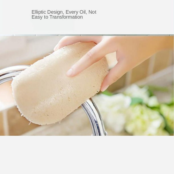 Esponja para baño tipo cepillo - Esponja o estropajo de baño natural luffa