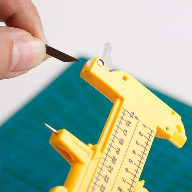 Cortador de papel circular, 0.059-1.969 in de diámetro ajustable, cortador  circular de brújula para manualidades, herramientas de corte para papel