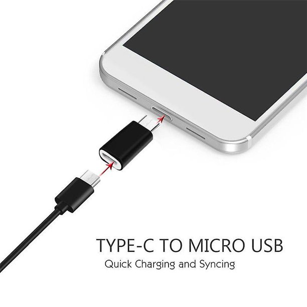 Adaptador USB tipo C 3.1 hembra a Micro USB macho Blanco