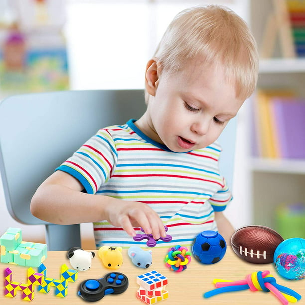 Pack con 3 juguetes sensoriales para bebés
