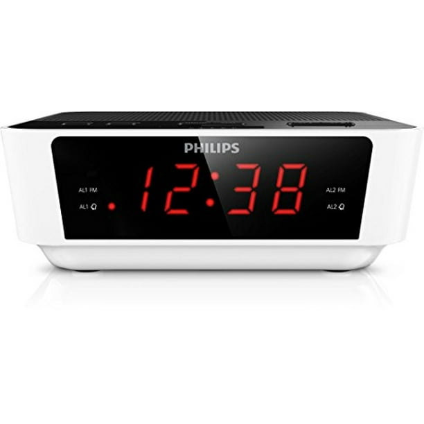 Philips AJ3116W Radio despertador FM digital blanca