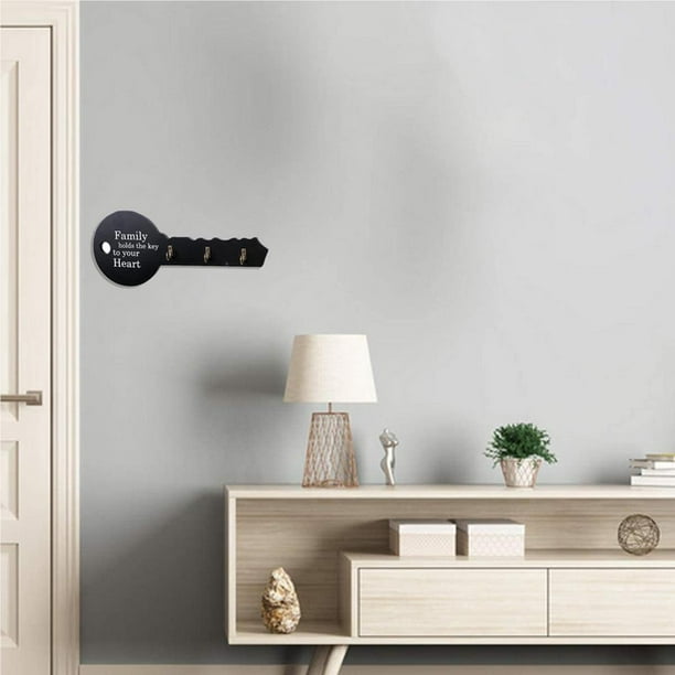 Soporte para llaves decorativo de pared para colgar llaves de pared para  pared, soporte para llaves de pared para sala de estar, dormitorio