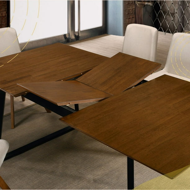 Mesas de comedor extensibles, ahorra espacio, mesa de estilo de madera  expandible para comedor, mesa de cocina de 4 a 8 asientos