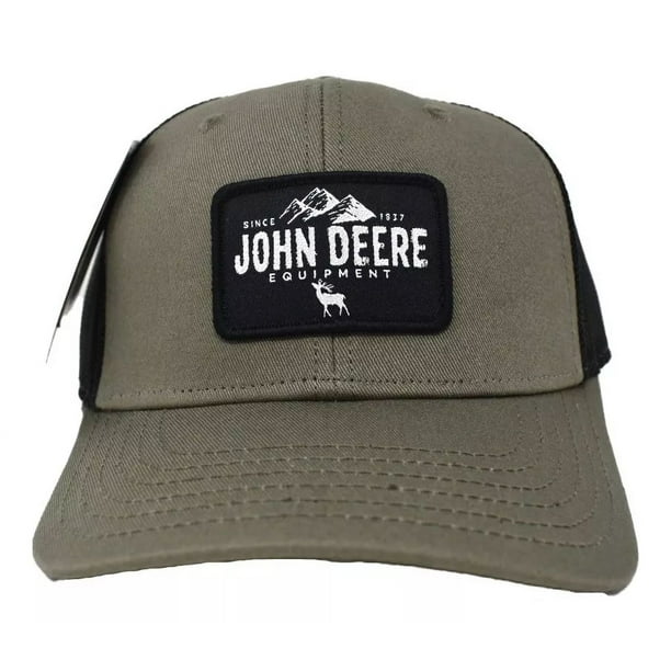 John Deere Gorra Original Verde y Negro con Malla