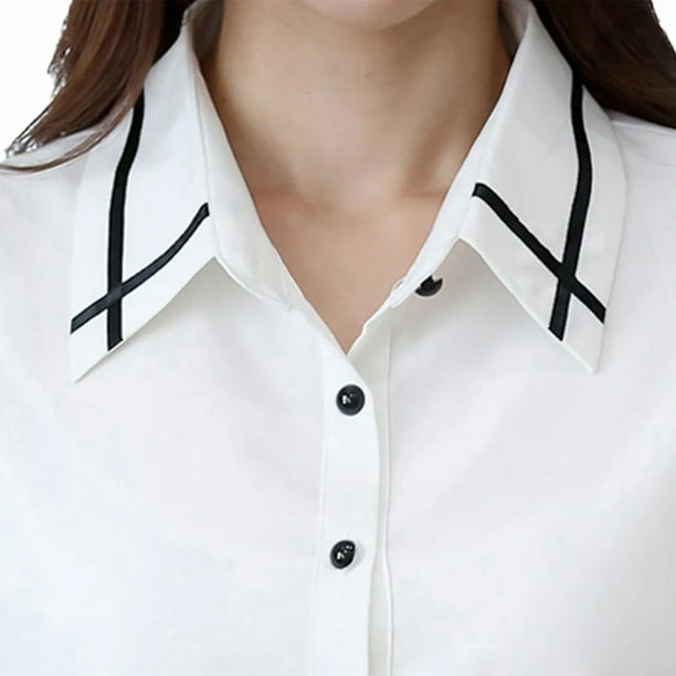 Camisa básica con botones para mujer elegante camisa con botones para mujer  para oficina ANGGREK Otros