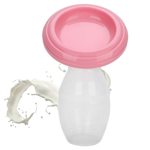  Amplim Gen-2 - Colector de leche materna de silicona, 1  paquete de extractor de leche manual de viaje de grado alimenticio con  tapón de ahorro de leche para lactancia