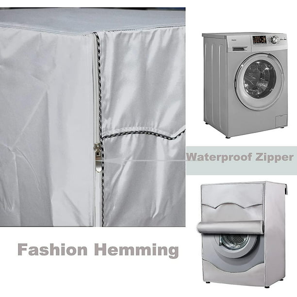 Funda protectora lavadora exterior, (Color plata 58*61*96cm) TUNC
