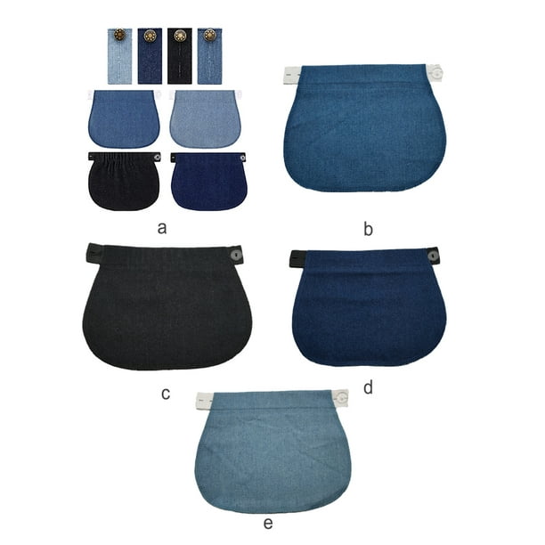 Extensor elástico de cintura para mujer embarazada, cinturón de extensión  de Pantalones suaves, hebilla de botón, alargamiento, ajustable