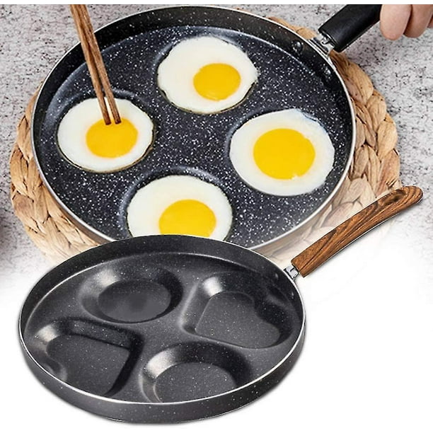 Yosoo Sartén para huevos, sartén 3 en 1 para huevos fritos, antiadherente,  sartén para cocinar salchichas para uso en la cocina