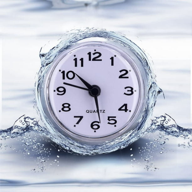 Reloj de baño con ventosas - Reloj de pared para ducha colgante, resistente  al agua (blanco) TUNC Sencillez