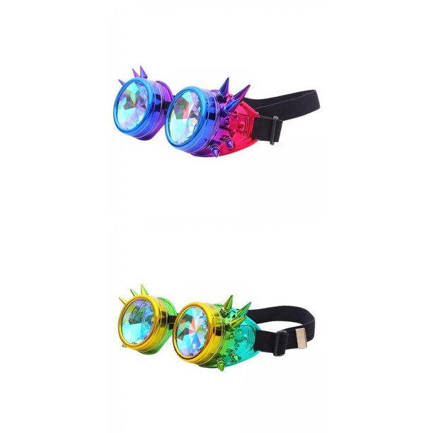 Gafas steampunk rainbow