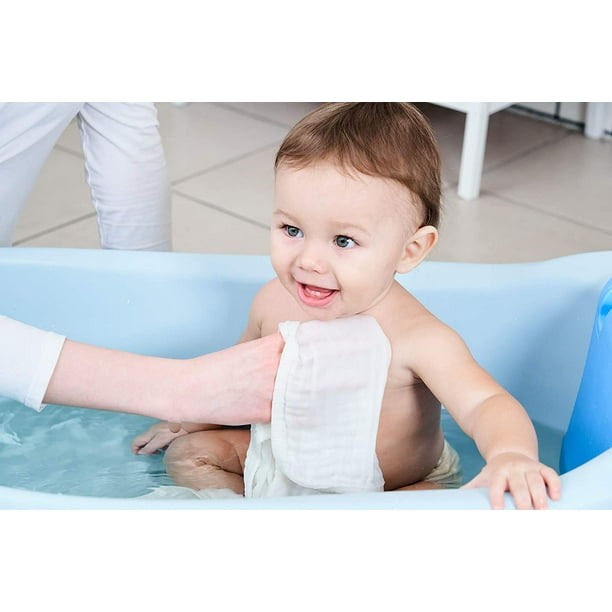  Irenare - Gasas, pañales o toallitas faciales para bebés  grandes de muselina, multicolor; con 6 capas absorbentes; 6 unidades, de 20  x 10 pulgadas. : Bebés