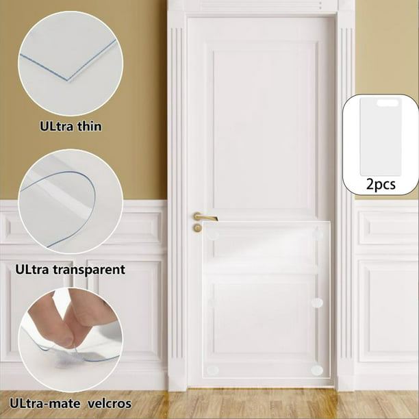 Protector de arañazos de puerta, protege tu puerta, muebles y pared con  cubierta transparente de alta calidad resistente para puerta, protector de