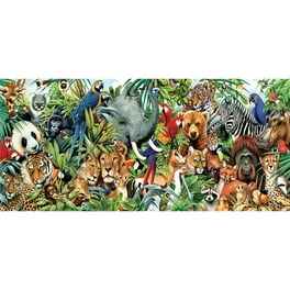 Cuadros Decorativos Kit de cuadros pintados a mano de animales en la tierra  pintura al óleo por números conjunto sin marco Ehuebsd Nuevos Originales