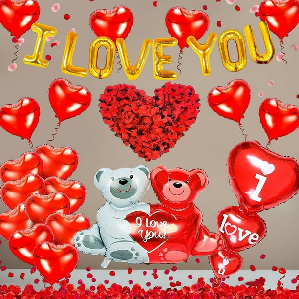 Kit Globos Love - Decoración San Valentín 14 Febrero Amor