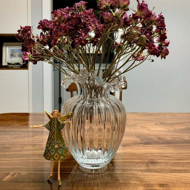 Jarrón de flores de jardín de primavera, jarrón decorativo para arreglos  florales, de plantas hidropónicas maceta, decoración del dormitorio para  hogar - 18x28cm El 18x28cm Macarena florero