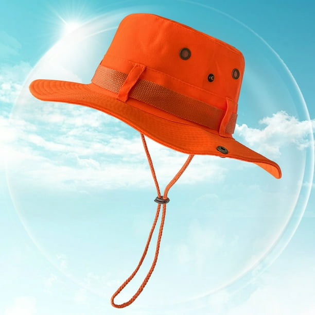 Sombrero de pescador para hombre y mujer, sombreros de playa de verano de  56-60CM, transpirables par Ndcxsfigh