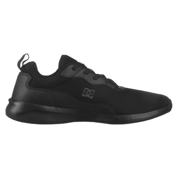 tenis negros dc shoes comodos para hombre midway modelo adys7002183bk dc shoes