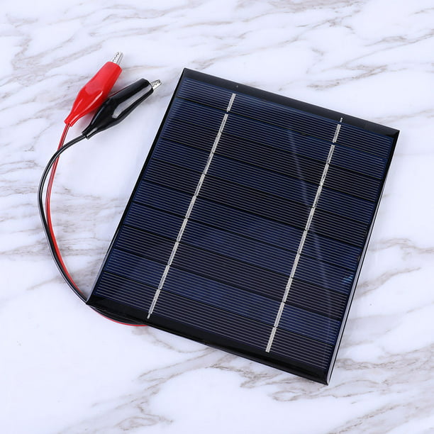 mini panel solar de 1W 5.5V USB para los cargadores de la célula de batería  del ventilador del banco del poder del teléfono de DIY Universal Accesorios  Electrónicos