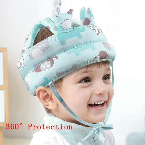 Bebé bebé niño sin golpes casco de seguridad cojín de parachoques
