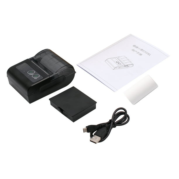 Impresora térmica de recibos de 58 mm Impresora de conexión inalámbrica USB  y BT de escritorio Abanopi Impresora de etiquetas