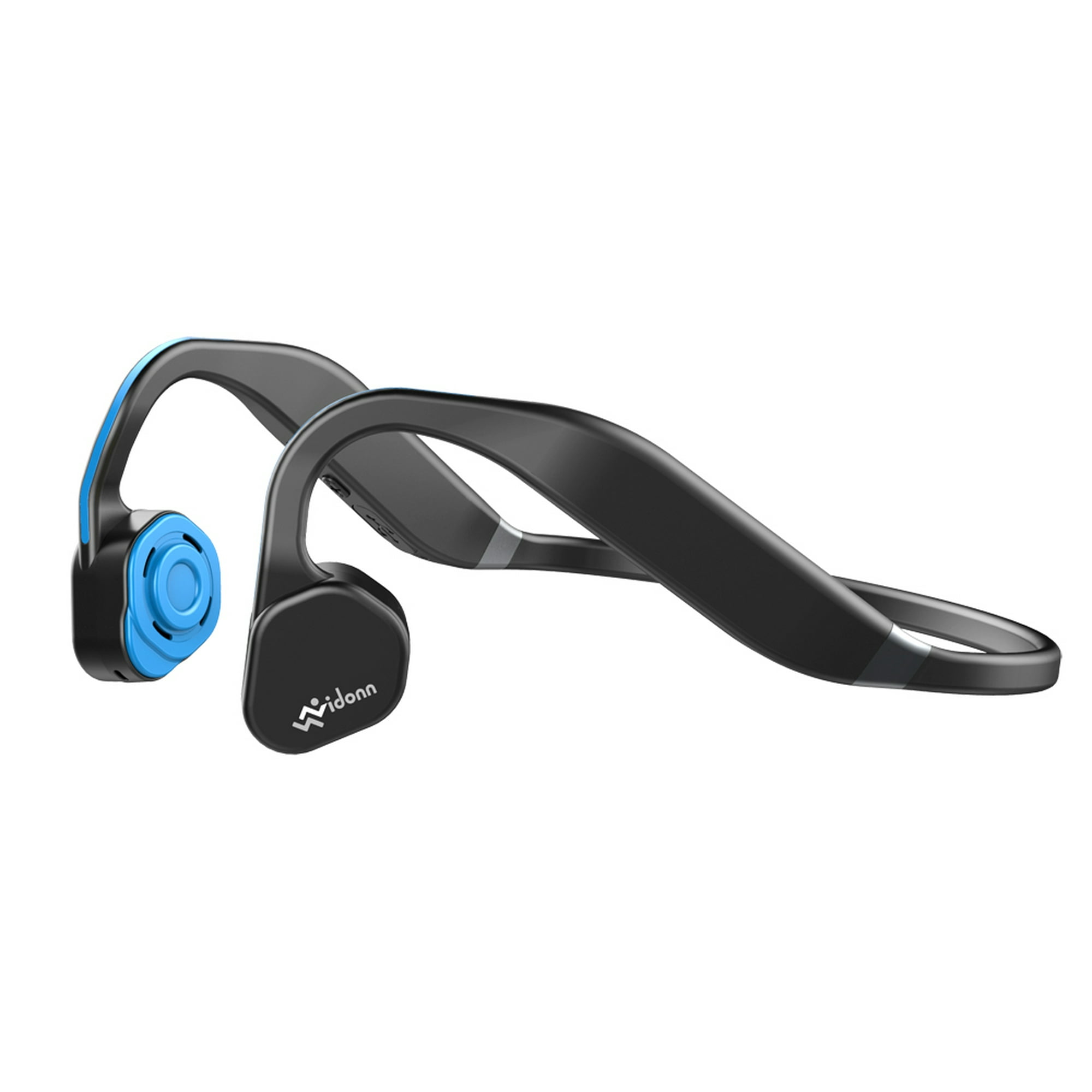 Auriculares de Conducción Ósea, Inalámbricos Bluetooth 5.0 con Micrófono  IP55 Aleación de Titanio Deportivos para Jogging