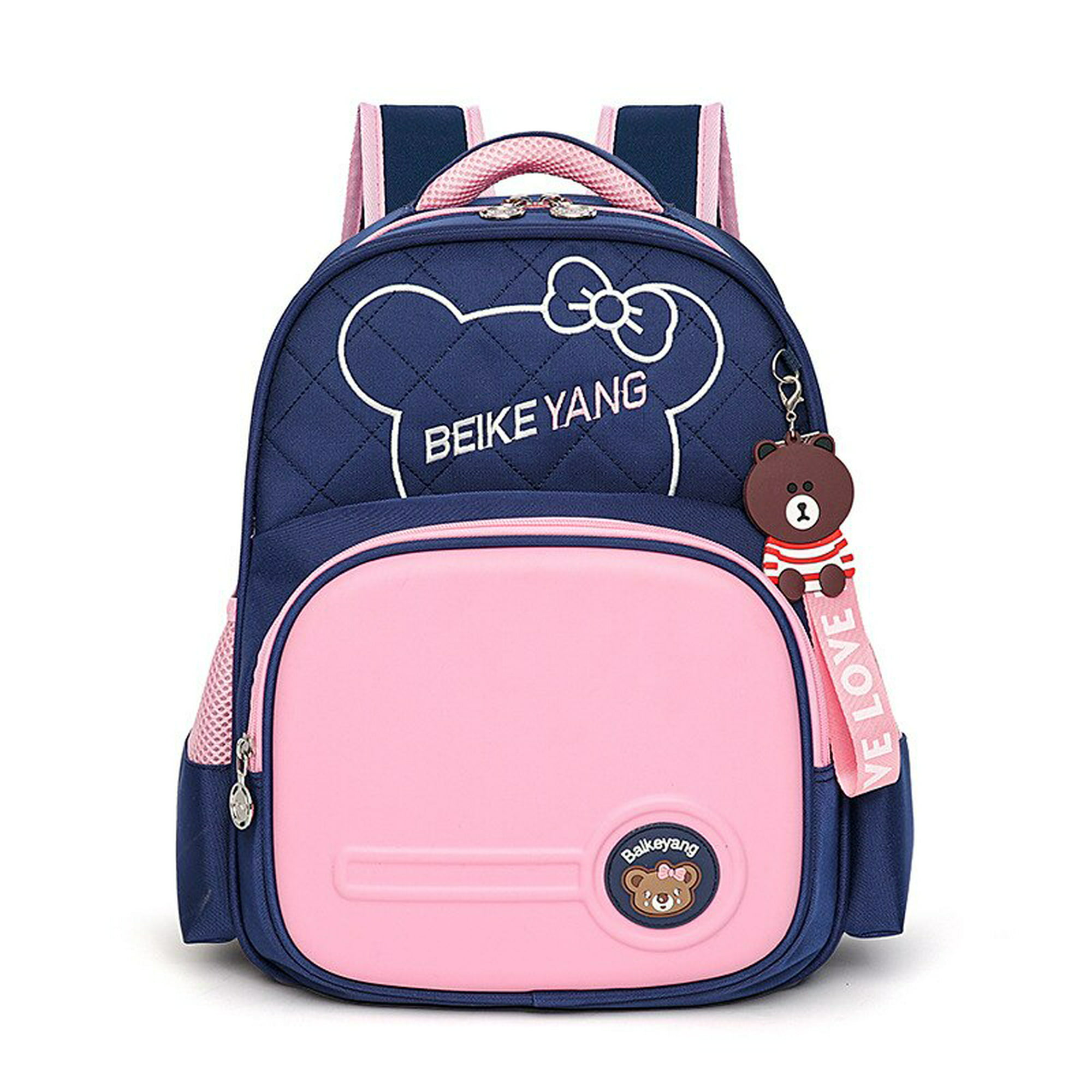 Mochila escolar grande de lona para niña, bolso escolar de moda coreana,  bolsa de libros impermeable para estudiantes, bolsa de viaje bonita Fivean  unisex
