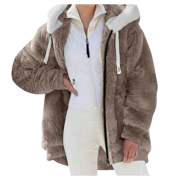 Chaleco de chaqueta sólida con cremallera, chaqueta sin mangas con bolsillo  de cuello alto, ropa de abrigo para otoño e invierno, ropa de mujer