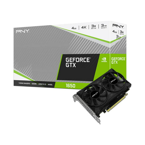Tarjeta de Video NVIDIA GeForce GTX 1650 PNY PNY VCG16504D6DFPPB | Walmart  en línea