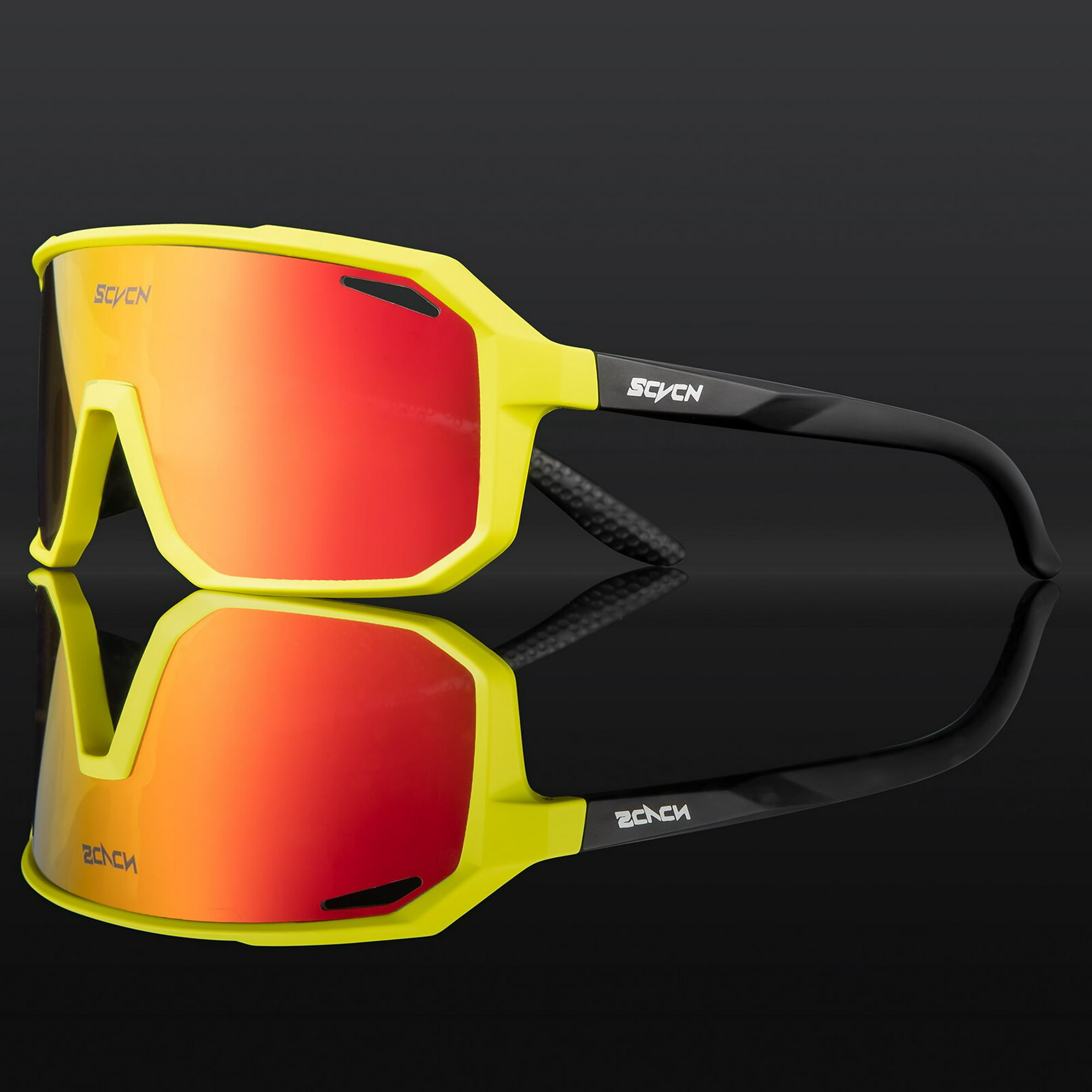 SCVCN-gafas de sol de ciclismo para hombre y mujer, lentes de protección  UV400 para deportes al aire libre, MTB qiuyongming unisex