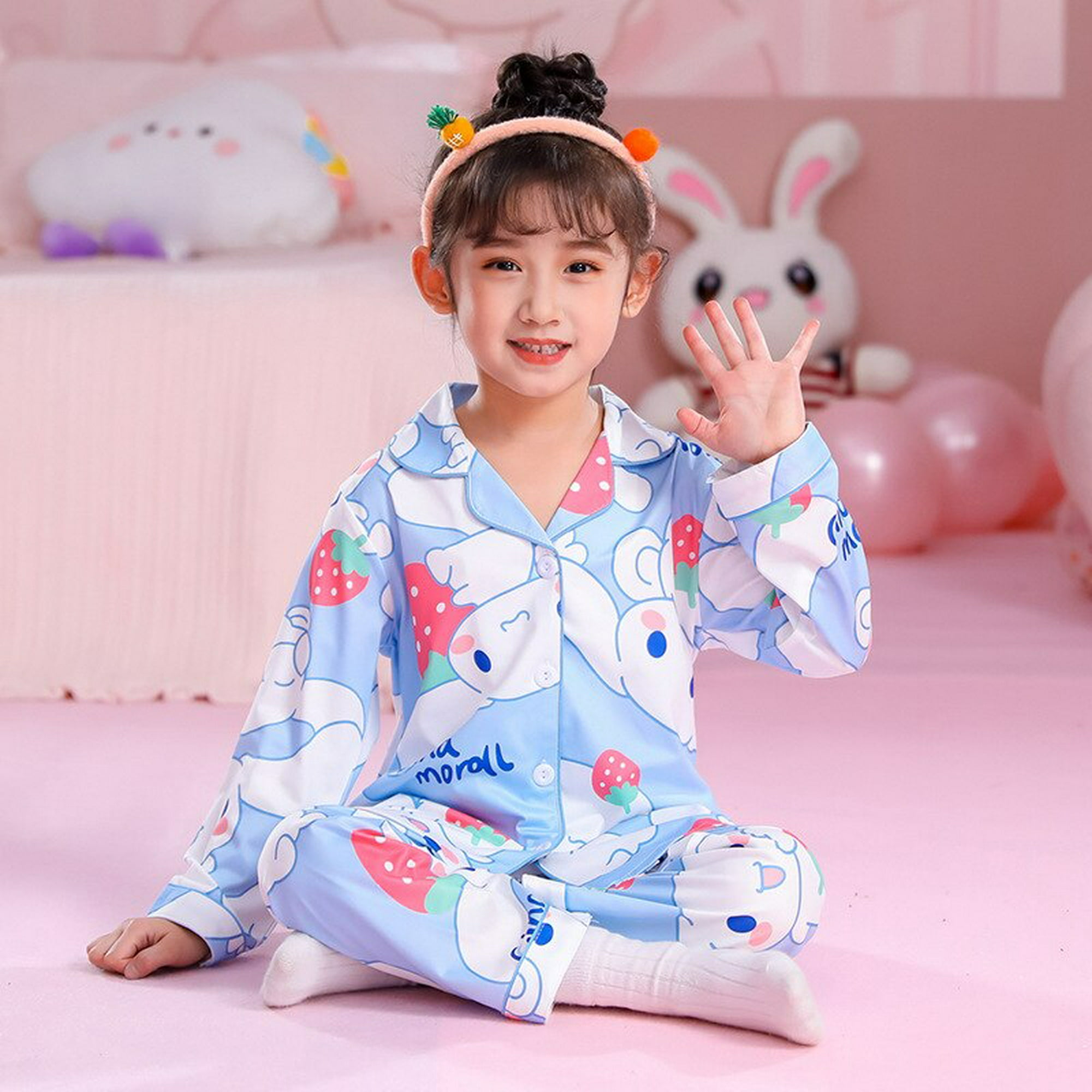Pijamas de Disney Stellalou para niños de 3 a 14 años, pijamas para niños,  ropa de dormir para niños, ropa de casa para bebés, trajes de noche,  conjuntos de pijama para niñas