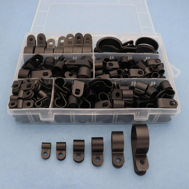 (85 piezas) Kit surtido de clips para cables
