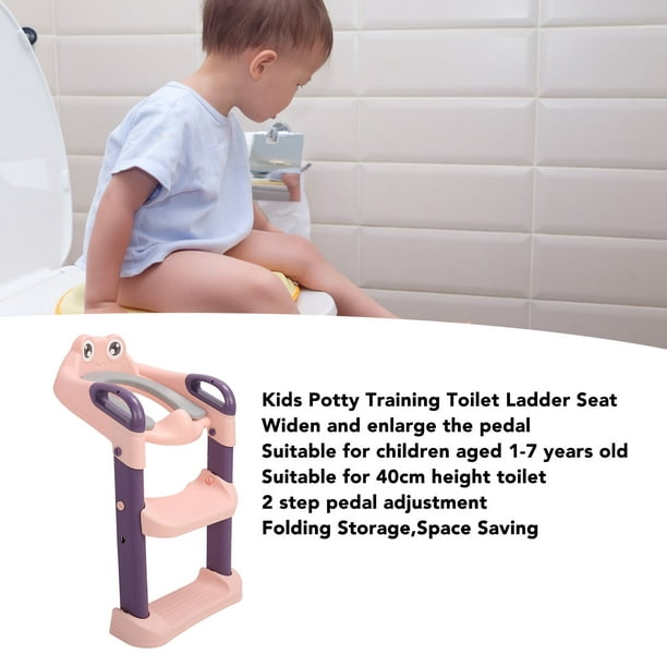 Asiento de inodoro para niños y niñas, asiento de entrenamiento  infantil, asiento ajustable para niños : Bebés