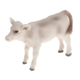 Figuras de toro Holstein modelo animal realista juguete para bebés  pequeños, adultos perfke Figuras de animales de granja para niños