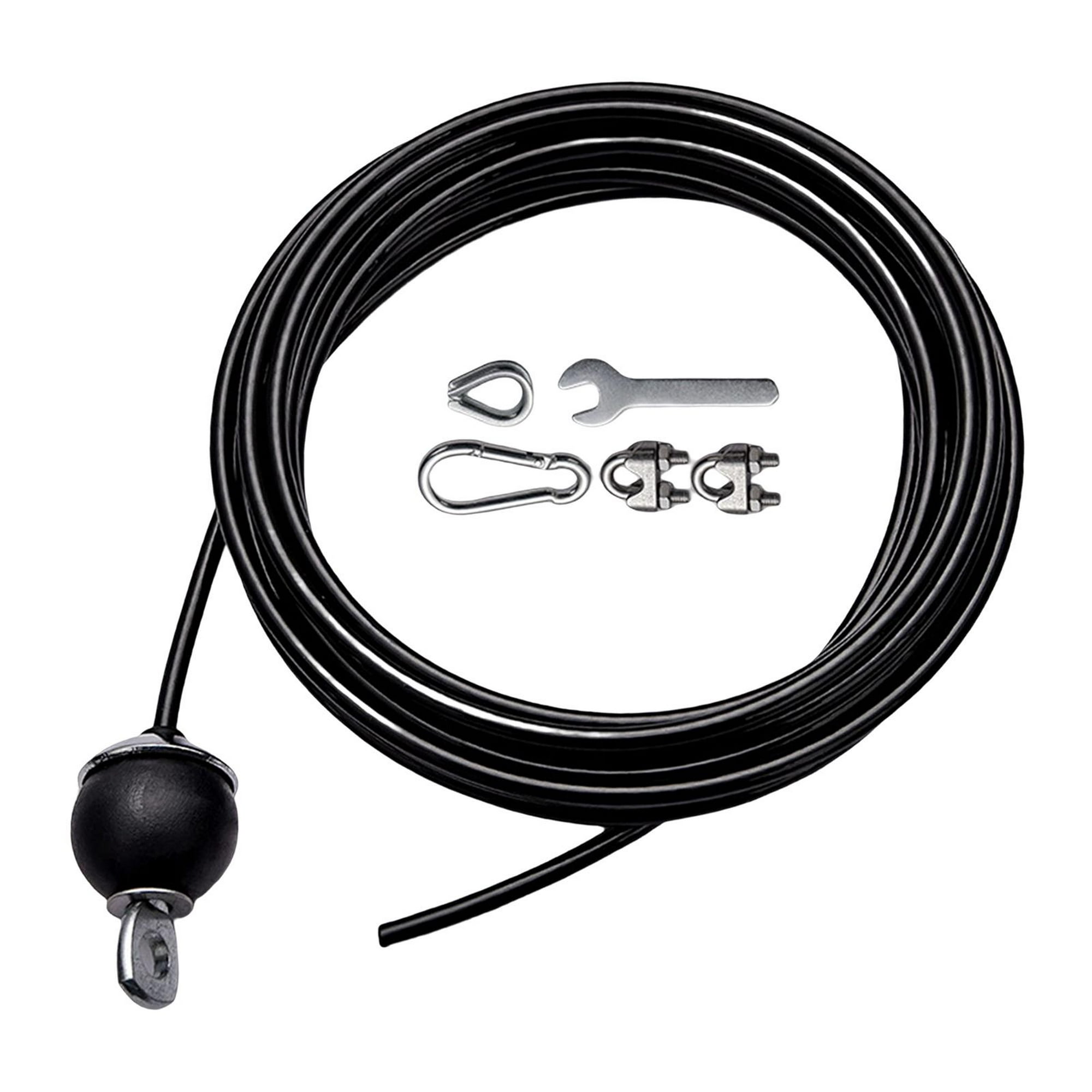Cable de acero resistente para gimnasio en casa, accesorios de polea,  diámetro de 5mm, 1,4