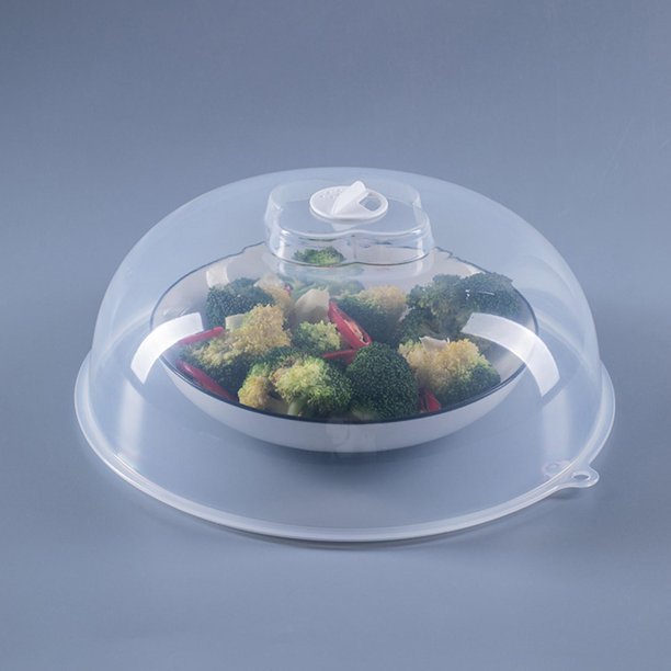 Cubierta plegable para platos de comida con ventilación para microondas a  prueba de derrames con man JAMW Sencillez