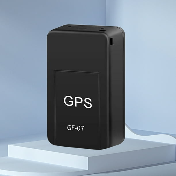 gf-07 mini localizador gps seguimiento en tiempo real dispositivo antirrobo  antipérdida rastreador gps negro