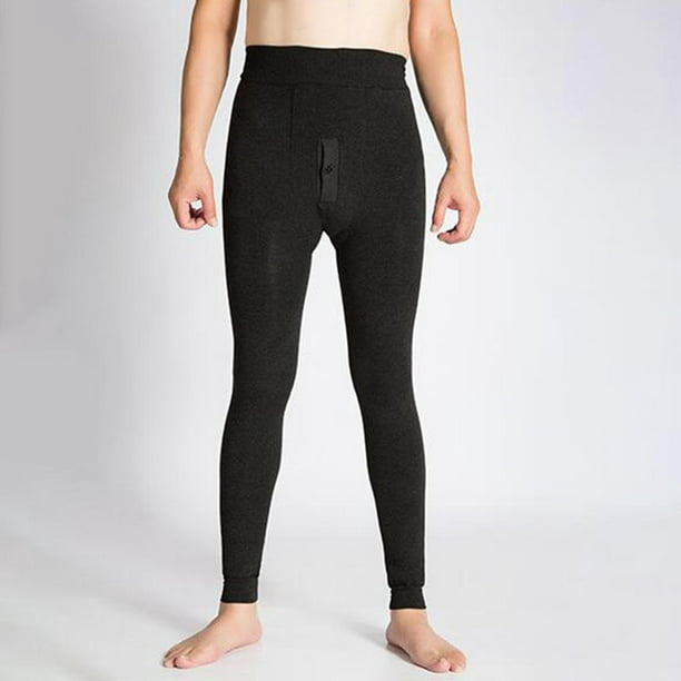 Pantalones térmicos para hombre, medias elásticas cómodas, mallas