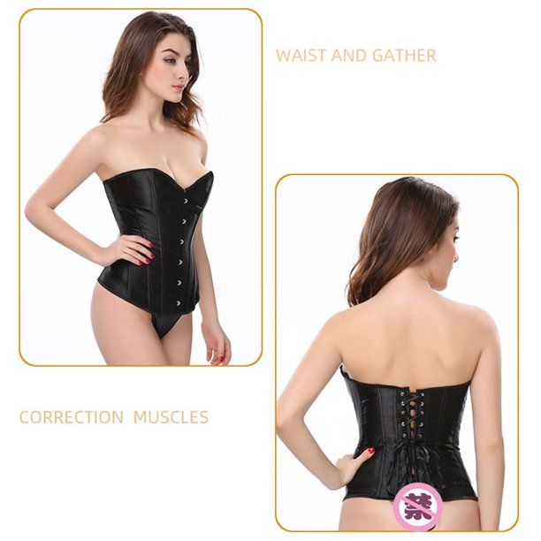 Cinturilla Corset Corset Para Dama Corset Negro Sexy Mujer