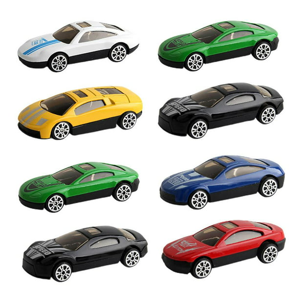 Coches Mini juego de coches de juguete de fundición a presión juguetes  vehículos desliza coche de ca Baoblaze mini coches de fundición juguetes