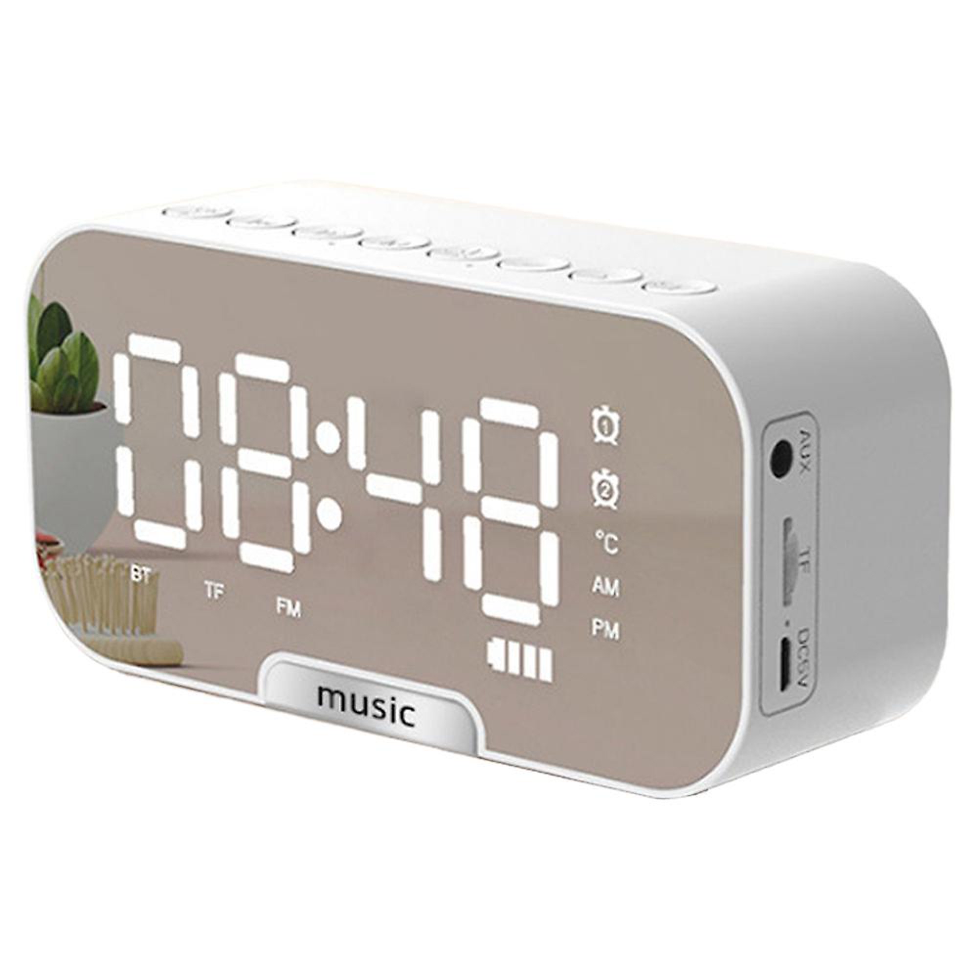 Radio Despertador Smart Misik Blanco