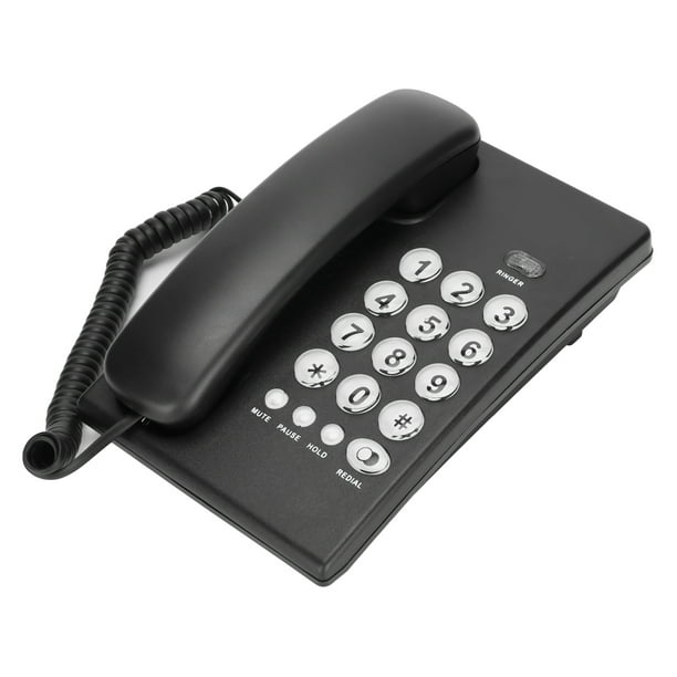 Teléfonos Teléfonos Con Cable Teléfono Fijo Teléfono De Casa Teléfono De  Botón Grande Para Oficina El Baño 231215 De 12,97 €