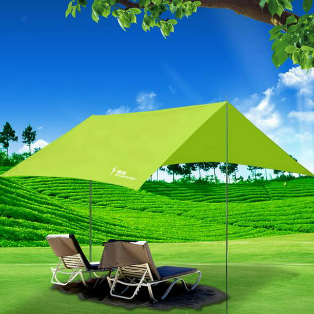 Pérgola Toldo Refugio para el sol Flysheet Camping al aire libre Jardín  Toldo para el sol Toldo Sombrilla Hamaca Lona Pantalla Carpa impermeable