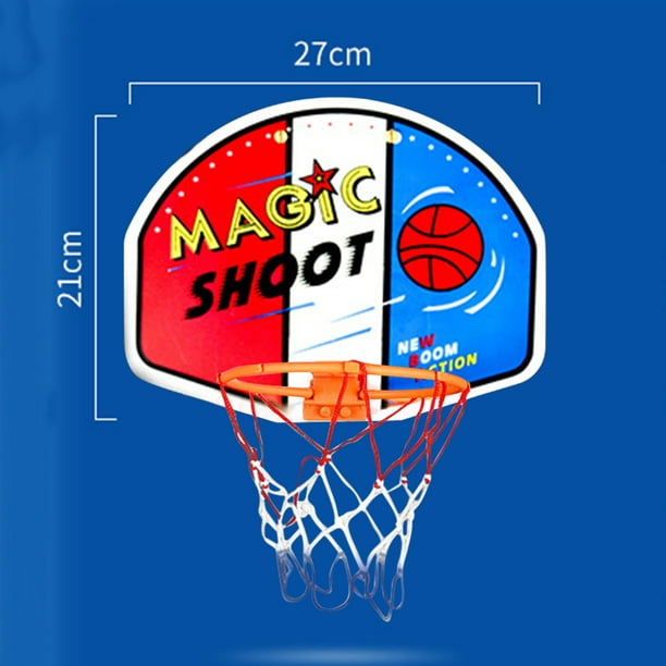 Mini canasta de juguete de aro de baloncesto para niños, juego de