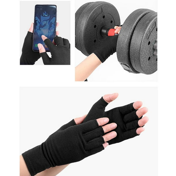 2 pares de guantes de compresión para artritis, reumatoide, osteoartritis,  dolor de túnel carpiano, guantes de compresión para artritis para mujeres y