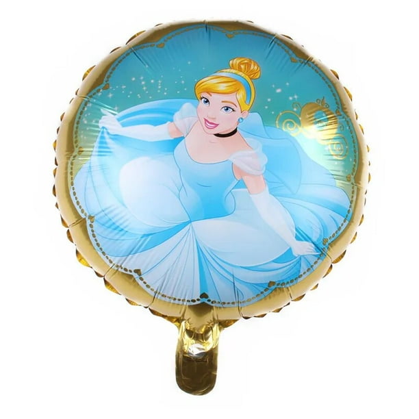 9 globos de princesa de Disney para niños, decoración temática de princesa  para cumpleaños, baby shower : Juguetes y Juegos 