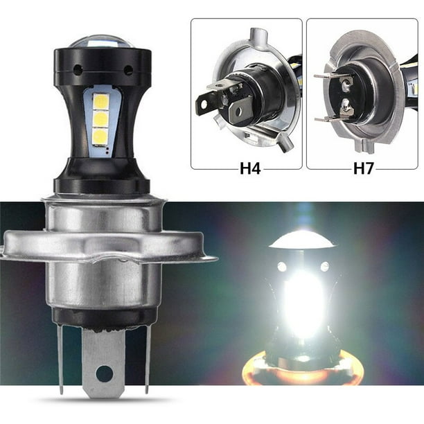 Faros LED H4 para coche, motocicleta, camión, barco, Tractor, remolque, luz  de trabajo todoterreno, SMD 3030, 18, foco de luz de trabajo H7