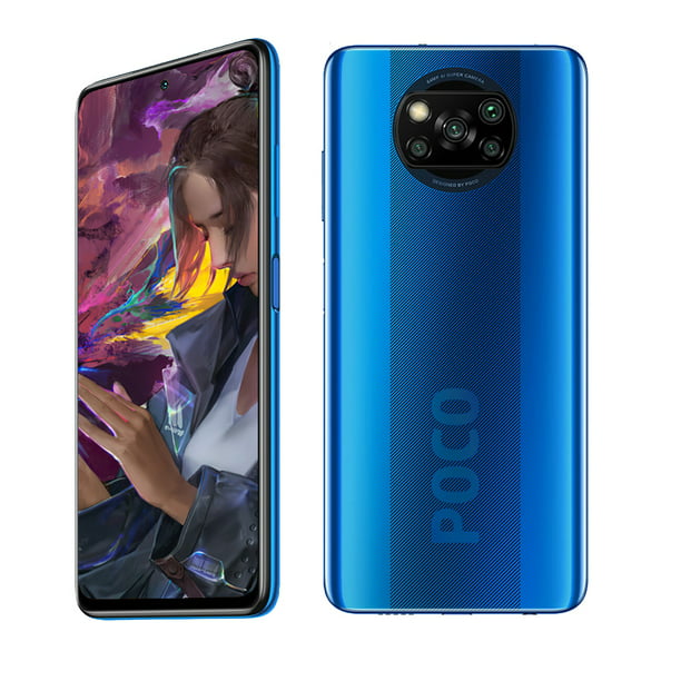 Smartphone Xiaomi Poco X3 NFC 128GB 6GB Dual Sim más Diadema - Azul