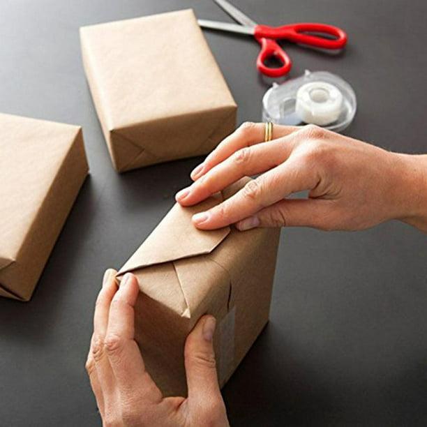 Papel de grado industrial para mudanzas y embalajes | Envío, envoltura de  regalos, artes, manualidades y ajustes de mesa | Rollo de papel kraft