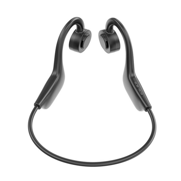 Auriculares de conducción ósea, cómodos auriculares inalámbricos Bluetooth  con micrófono - Auriculares para correr a prueba de sudor - Auriculares de